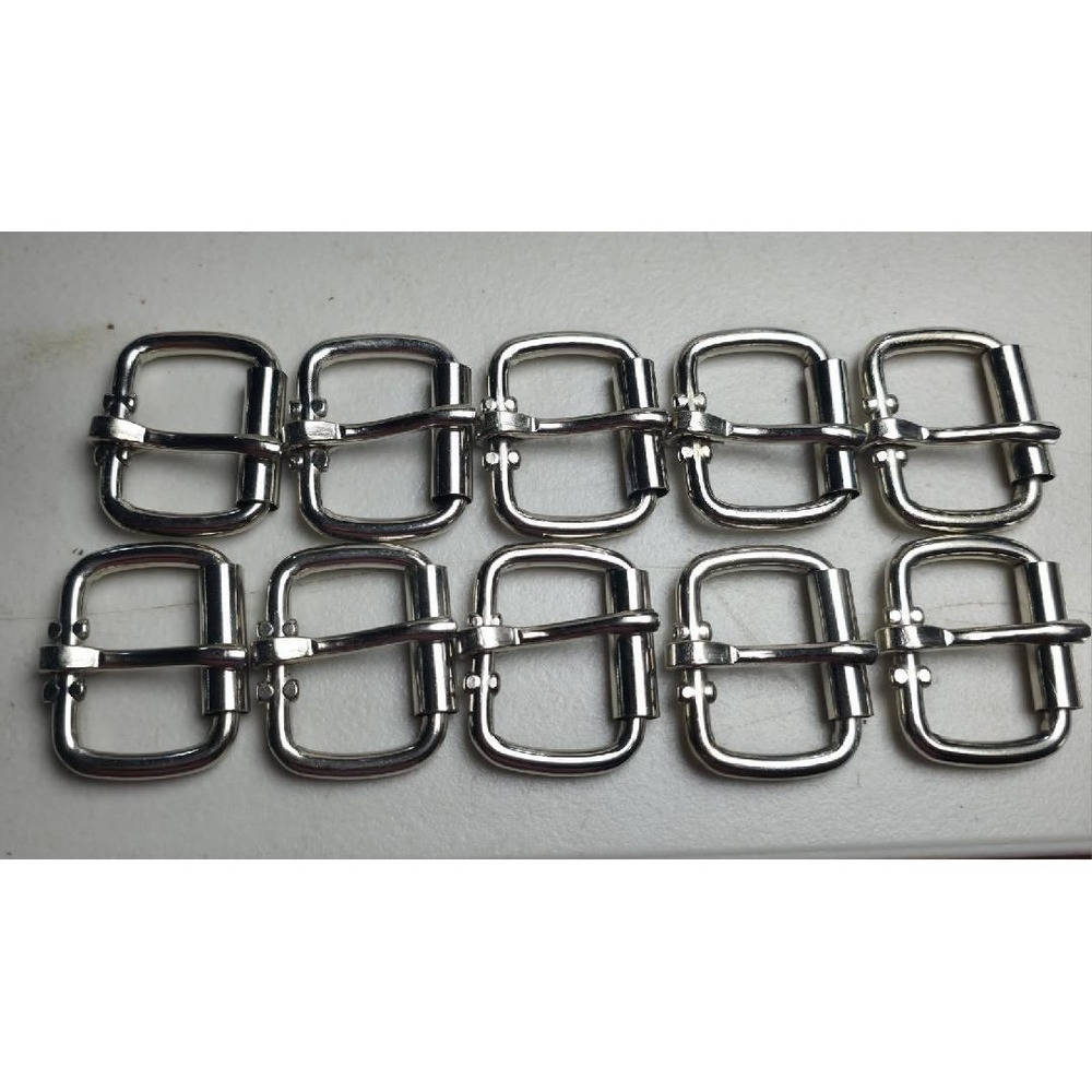 10 Silver Metal Roller Buckles for Straps Belts Purses Bags DIY Crafts 1.5 Inch
